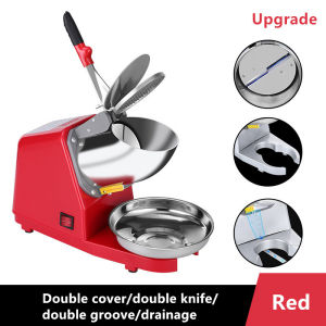 Electric double-blade ice crusher for crushing ice commercial shaved ice milk tea shop
