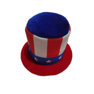 American Independence Day Party Top Hat Uncle Sam Hat World Cup Fan Cheering Hat Props