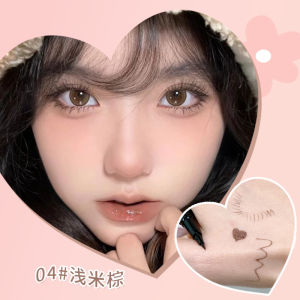 Xixi Makeup Eyeliner Silky Waterproof Eyeliner Liquid Pencil Beginner Applicable Slim As Hair Drawing Lower Eyelashes One Multi-Use Beginner Friendly