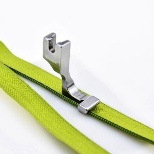 S518L/T168 Random Industrial Sewing Machine Lockstitch Flat Steel Single-Sided Invisible Zipper Presser Foot Sewing Accessories