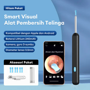 Alat pembersih telinga Korek kuping kamera earpick flash LED smart kamera lampu led rumah