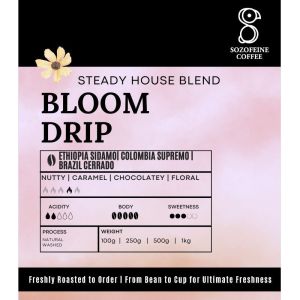 Bloom Fruity Blend | Flora Aroma | Sweet Nutty & Berry | Best for Pour Over\ Filter Coffee | Fresh Roasted