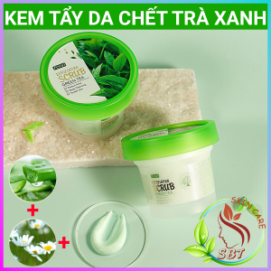 Kem Tẩy Tế Bào Da Chết Fenyi Chiết Xuất Trà Xanh Hủ 100g – Loại Bỏ Sạch Da Chết Kiềm Dầu Nhờn Làm Sạch Da Dưỡng Da Sáng Mịn Màng Dành Cho Mặt & Body