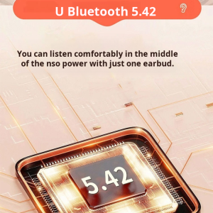 180° Rotating Open OWS Bluetooth Headset Waterproof Sweat-proof Hanging Earphone Wireless Long-Lasting Battery Headphones Noise Cancelling Sports Ear Hook