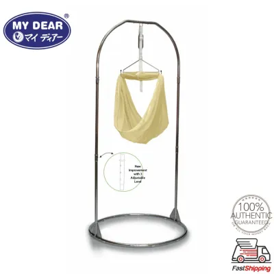 My Dear Baby Cradle Spring Cot 24005 (Chrome) Sarong Besi Rangka Buaian Bayi Buai With FOC Cradle Net Buai Elektrik Buaian Elektrik Buai Baby Travel