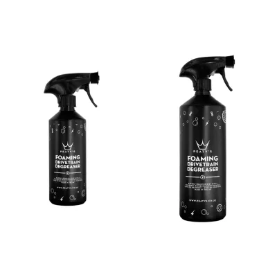 Peaty’s Foaming Drivetrain Degreaser Peatys Biodegradable Drivetrain Cleaner 500ml / 1 Litre For Bicycle Cycling