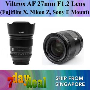Viltrox AF 27mm f/1.2 Pro Lens for Fujifilm X Nikon Z Sony E Mount (27 f1.2)