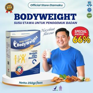 BodyWeight Susu Etawa Penambah Berat Badan Susu Kambing Etawa Membantu Meningkatkan Nafsu Makan dan Masa Otot Kemasan 250gr Paket 1 Box