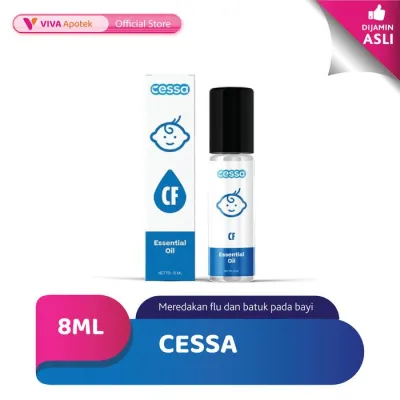 Cessa Cough & Flu (Biru) untuk Meredakan Hidung Tersumbat (8 ml)
