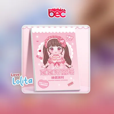 [BEC] Buku Sticker Dress Up Book / Buku Sticker Diy Fashion Diary BP Jadul Lucu / Sticker Dress Up Book Korea / STIKER DIY