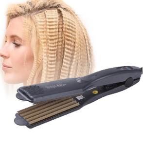 Hair Iron Flat/Wave Plate Swivel Cord Beauty Care Styler/Pelurus Rambut Professional Corrugated Hair Curler Tourmaline Ceramic Curling Iron Crimper Corn Plate Corn Perm Splint Hair Styling Tools