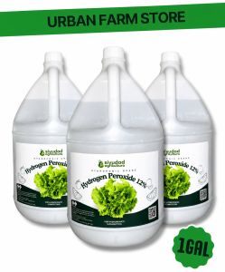 Siyudad Agrikultura 12% Hydrogen Peroxide for Hydroponics 1 Gallon - Water Treatment & Plant Health Enhancer