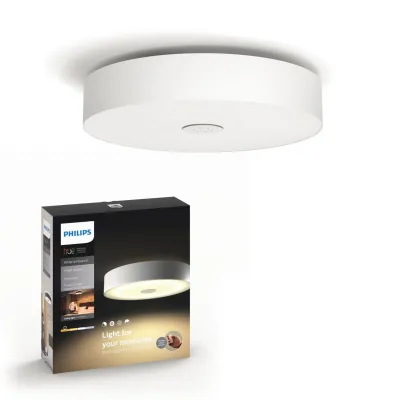 Philips Hue White Ambiance Devere Smart Ceiling Light Dimmable (Bluetooth Enabled)