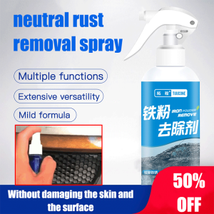Neutral Rust Removal Spray Multi-purpose Spray Multi-purpose Spray Car Paint & Wheel Iron Particles Powder Rust & Dust Remover汽车除锈喷雾