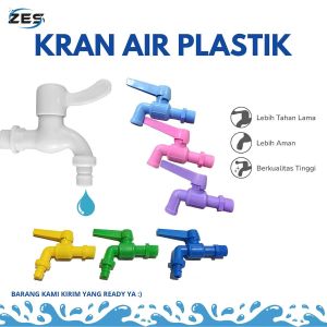 KRAN - Kran PVC 1/2 inch Putar Kiri Kanan Keran Air Tembok