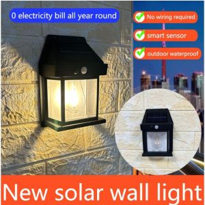 Lampu Dinding Solar Interaction Wall Lampu Hias Outdoor Taman Tenaga Surya Sensor - XY888