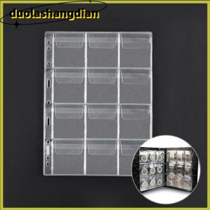[Duola] 9 12 Lưới Cổ Điển Nhựa Đồng Xu Chủ Tấm Lưu Trữ Bộ Sưu Tập Tiền Album Trường Hợp Cho Bộ Sưu Tập Album Ảnh Lưu Trữ