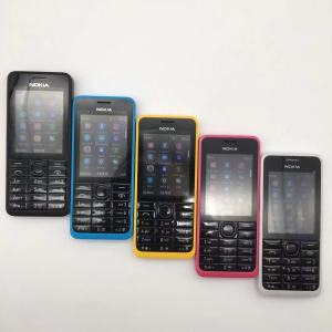 For Nokia 301 Mobile Phone Original Unlocked 3MP 2.4 Dual Sim Card