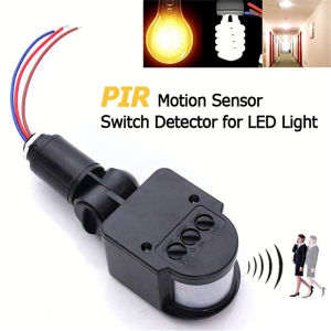 LED Outdoor PIR Motion Sensor Switch 90-250V 180° Infrared Security Wall Light Detector