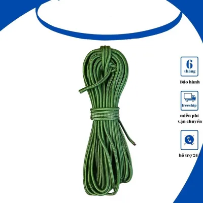 Cuộn 20 Mét Dây dù tròn xanh siêu chắc chắn bền buộc đồ leo núi