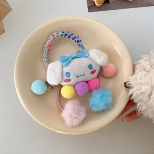 Indo 1866  - Scrunchie Anak Perempuan / Karet Rambut Berbulu Gemas