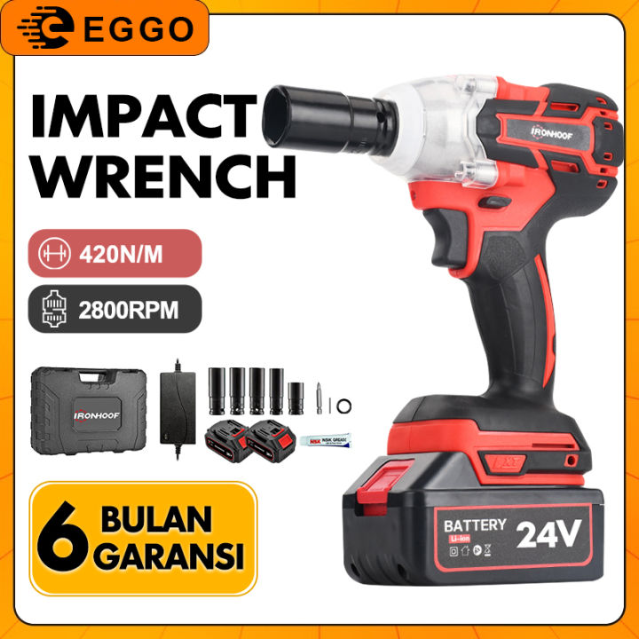 Cordless Impact Wrench /Bor Brushless Impact Baterai Mesin Bor Untuk ...