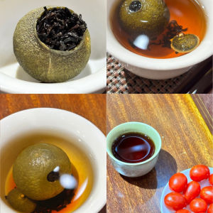 Little Green Orange Little Kumquat Puer Tea 小青柑小金桔普洱茶叶