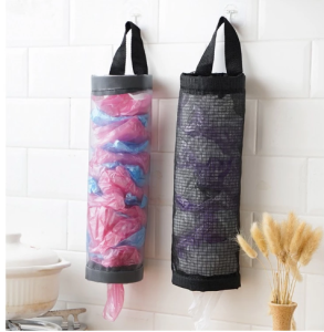 [COMBO 2] Túi Lưới Treo Tường Dạng Ống Dài Đựng Túi Nilon- GIAO MÀU NGẪU NHIÊN