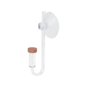 OUTOPEN Mini Acrylic Live Plant Water Grass Regulator U Shape Fish Tank Bubble Counter CO2 Refiner Aquarium Accessories CO2 Diffuser