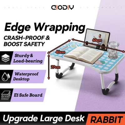 AIODIY Foldable Laptop table/mini Desk Study Table with Cup Holder & Card Slot