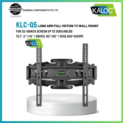 KALOC H8 40-80 inch Long Extension Arm Swivel TV Wall Bracket