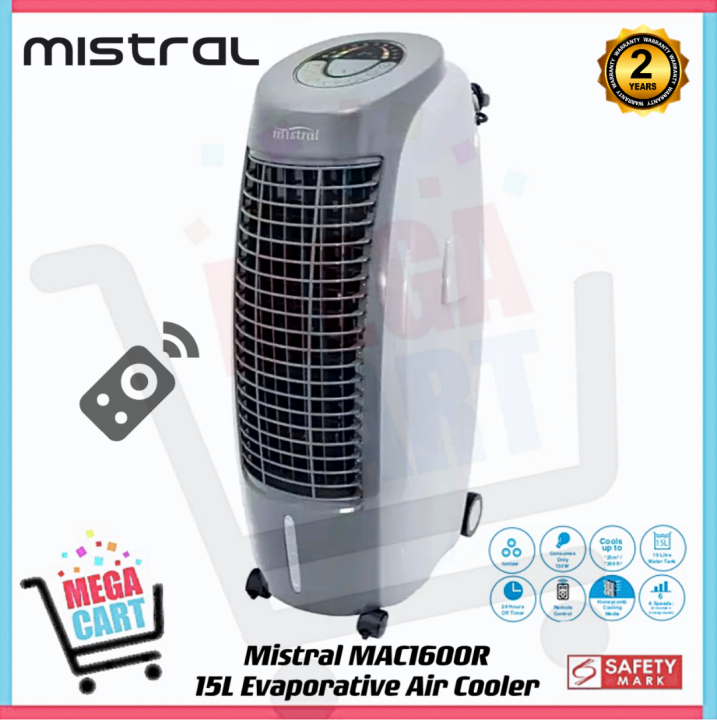 Mistral 15L Portable Evaporative Air Cooler with Remote Control