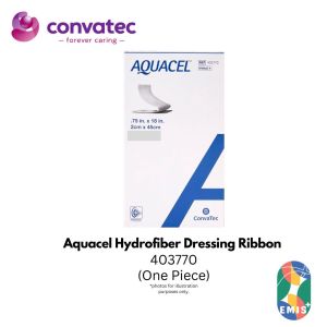 [403770] 1 Piece Convatec Aquacel Hydrofiber Dressing Ribbon for Chronic Wound Management and Cavity