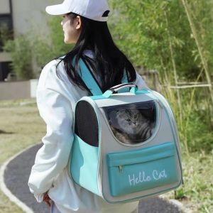 Space Capsule Astronaut Pet Cat Backpack Bubble Window for Kitty Puppy Chihuahua Small Dog Carrier Crate Outdoor Travel Bag Cave
