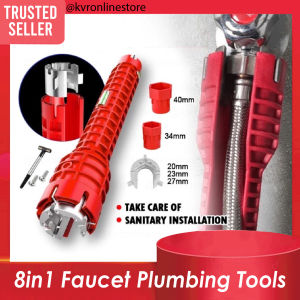 8in1 Faucet & Sink Installer Wrench Multi Water Pipe Plumbing Tool Home Maintenance Plumber Repair / Alat Pembaikan Paip