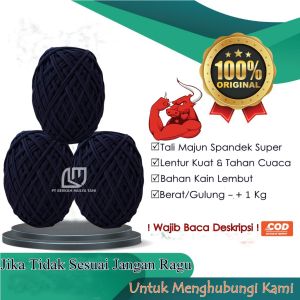 Tali Majun Pertanian 1 Kg Kecil Kuat Lentur Lembut Tahan Cuaca Bahan Kain Spandek