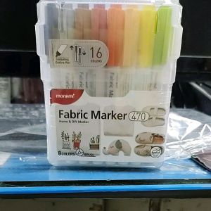 ปากกาเพ้นท์ผ้า มี Monami Fabric Marker 470 ชุด และเดี่ยว สีตามใจชอบ สีเขียนผ้า สีกันน้ำ ติดแน่น