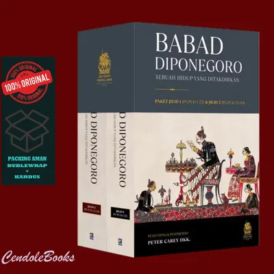 Paket Buku Babad Diponegoro Sebuah Kehidupan yang Ditakdirkan (Jilid 1 & 2) - Peter Carey
