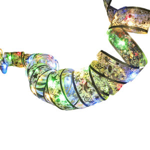 【COD&Local】Christmas Ribbon Lights Battery Operated Fairy LED String Lights for Party Decoration