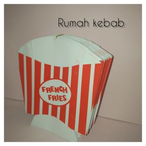 Box French Fries Besar 50pcs Dus French Fries Besar / Dus Kentang Goreng