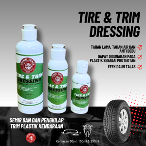 [ GRATIS Shampoo Wax 1 Sachet ] Semir dan Pengkilap Ban Mobil Motor / Tire and Trim Dressing Penghitam Ban Tahan Lama / Semir Ban Kendaraan Mobil Motor/ Oil Based Dressing / Semir Pengkilap Ban Mobil Motor by Counsel Details