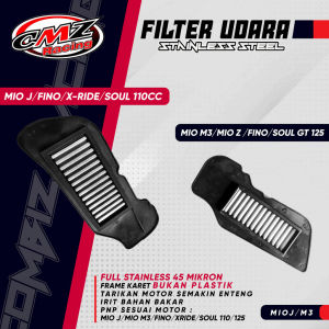 [CMZ Racing] Filter Udara Stainless MIO M3 MIO J Saringan Hawa Motor FINO X RIDE MIO Z SOUL GT Bisa Di Cuci Kualitas Terbaik
