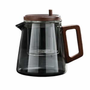 ZHUNIEDU Creative Tea separation Glass Teapot 650ML Heat Resistant Tea Pot with Infusers Easy Maintenance Tea Water Separation Lazy Kungfu Drip Teapot Drinkware