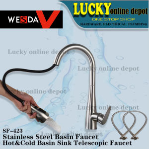 WESDA HOT AND COLD KITCHEN TELESCOPIC FAUCET SF424