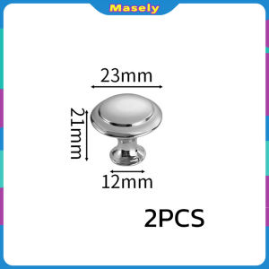 Masely Stainless Steel Single Hole Kitchen Cabinet Handles Wardrobe Door Handles Drawer Knobs 2pcs/set