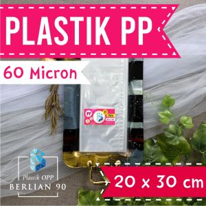 Plastik PP Snack 20 x 30 cm - Plastik PP Mika - Plastik PP Tebal 60 Micron Tebal Murah