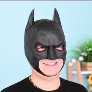 OXO Batman  Bust  batman Mens Handsome Full Face Tik Tok Live Stream Props Halloween cosplay
