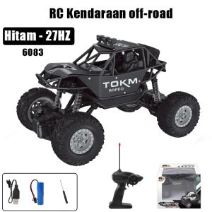 Mainan Mobil Alloy Remote ControlOff-Road Climbing Car RC Rock Crawler 2WDPowerful Hadiah Anak-anak
