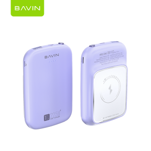 BAVIN PC062 10000mAh Wireless Magnetic Powerbank 22.5W Fast Charging Wireless Type-C Input w/ Magnetic Ring
