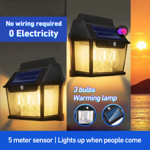 Lampu Jalan Tenaga Surya Outdoor Lampu Jalan Super Terang Tahan Air Lampu Tenaga Surya otomatis outdoor Waterproof Lampu Jalan Tiang Listrik Garasi Pagar Teras